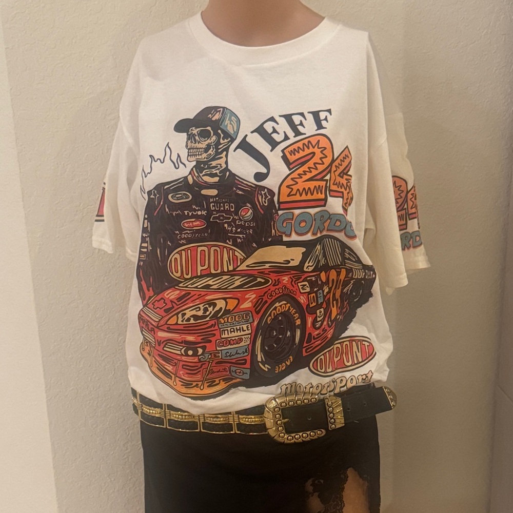 Jeff Gordon Racing Graphic Tee - White
